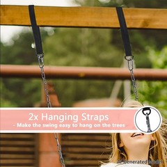 Swing Seat 66″ Heavy Duty Coated Iron Chain Sensory Swing Therapy Swing