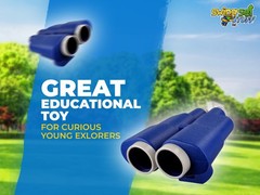 SWING SET STUFF BINOCULARS BLUE fort playground park wood accessories kids 0132