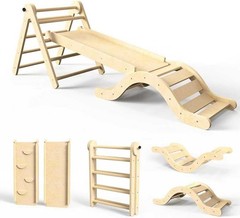 7-in-1 Foldable Montessori Pikler Climbing Set