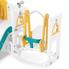 Kids 2 Slides & Swing Set Toddler Playset Playground Indoor Outdoor