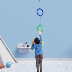 Exercise Rope Stable Versatile Children Ring Climbing Rope for Training Gym