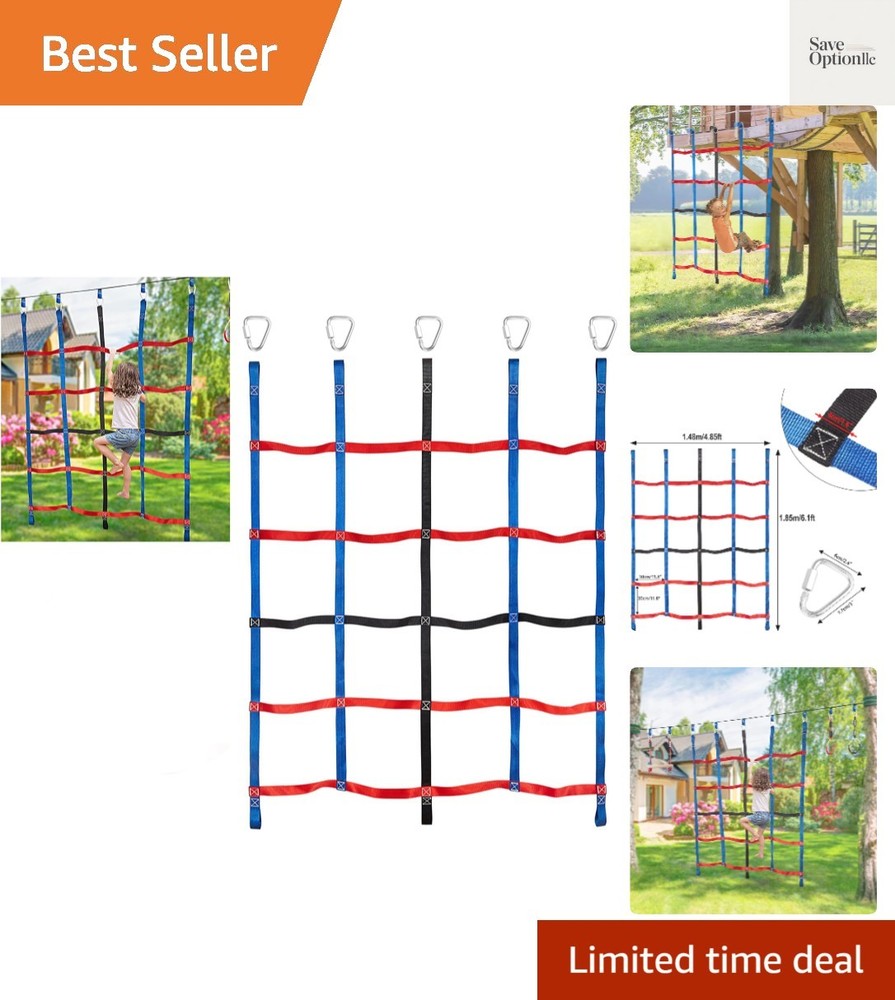 Climbing Net for Kids Outdoor, Climbing Cargo Net, Playground Accessories, Ki…