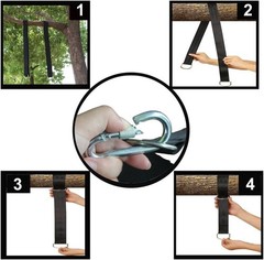 Tree Swing Hanging Kit – 2100 lbs Load, Fast Setup, Complete with Straps
