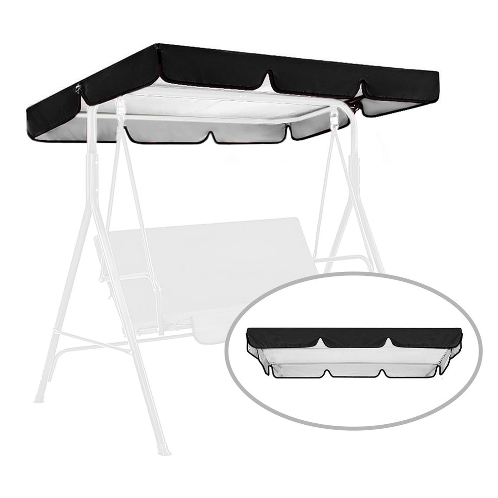 Swing Canopy for Outdoor Patio Swing Chair 2/3 Seater Waterproof Porch Swing …