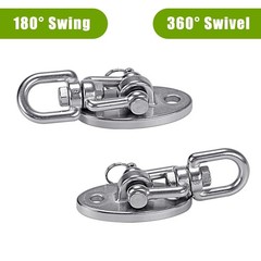 Ceiling Swing Mount Stainless Steel Swing Hangers Free Swivel Swing Hooks for…