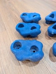 12 Climbing Rock Holds swing set playset playground Jungle Gym backyard Blue