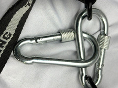 Set of 2 TL SWING Straps with Locking Carabiners 20″