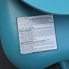 Step2 Toddler Bucket Swing Blue Outdoor Playground Seat w/ Safety Harness & Rope