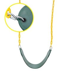 2 Pack Swing Seats Heavy Duty with 66″ Chain Accessories Replacement with Snap