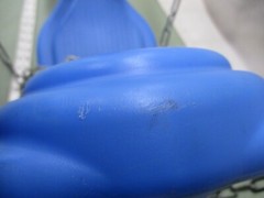 Glider Swing Kid Seat Comfortable Ergonomic Shape Home Outdoor Fun Play Blue