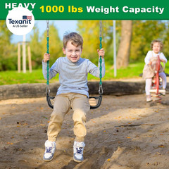 2 Pcs 85″ Heavy Duty Swing Chains, 1000LB Capacity Stainless Steel Hanging Chain