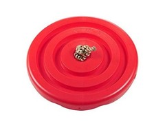 REZNOR Plastic Button Monkey Round Disc Rope Seat for Kids Children Red