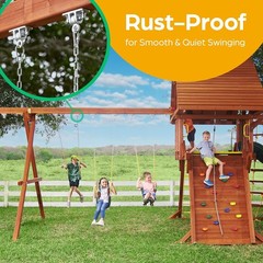 Jungle Gym Kingdom Swing Set Hangers – 2 pack hangers, See Label for Details