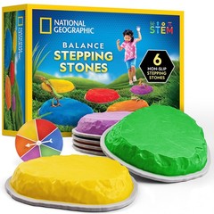 NATIONAL GEOGRAPHIC Stepping Stones for 8.98 x 3.78 x 7.2 inches, Multicolor