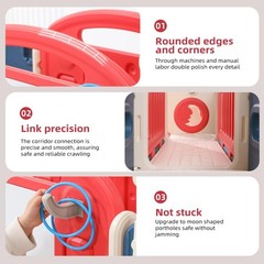 11 IN 1 Toddler Slide Climber Playset Playhouse Playground Indoor Outdoor Toys