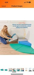 ECR4Kids SoftZone Adventurer’s Summit Slide, Corner Climber, Contemporary