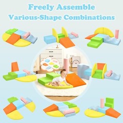 Climbing Toys for Toddlers Indoor, 7-Piece Soft Foam Climbing Blocks Set for …