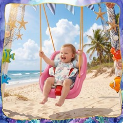 New Swing Seat Hanging Chair Outdoor Baby Toddler Kids Child Tree Play Children