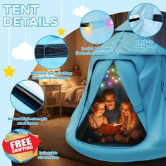 COZEER Swing Set Tent Swing Light Blue