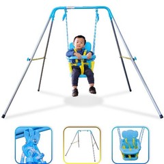 FNS-004 My 1st Toddler Swing – Heavy-Duty Baby Swing Set 58″ L x 58″ W x 47″ H