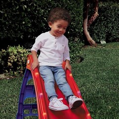 Exciting LED Light-Up Slide for Toddlers – Safe for Ages 1.5 to 6, Easy Setup