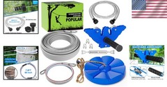 Outdoor Playground Equipment with Ziplines Brake//