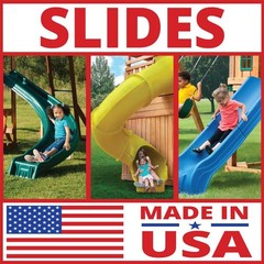 DIY Knightsbridge Deluxe Wooden Outdoor Playground Set with Slides Rock Wall Swi