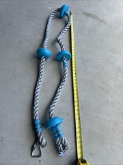 Climbing Rope & Colorful Disc Tree Swing Seat 200 Kg 1 Inch X 6.6 Feet