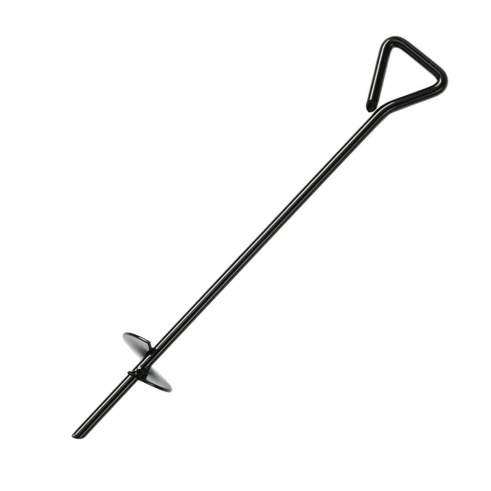 Set Ground Anchors – 4 Pack Metal for Stability & Safety Black Swing Four
