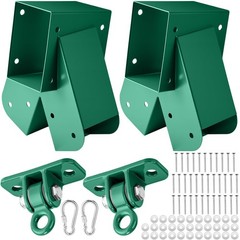 MorningRo Heavy Duty A Frame Swing Set Bracket Kit Include 2 Brackets & 2 Swi…