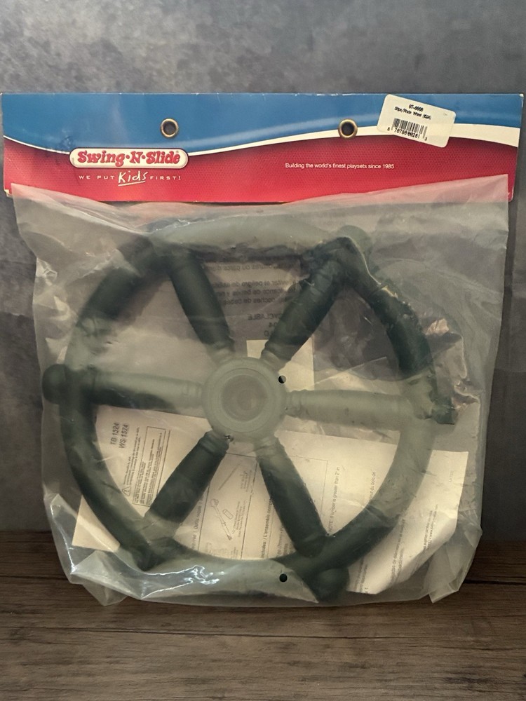Pirate Ship Boat Wheel 12 Inch Swing N Slide Playground Playset Sailing Play New