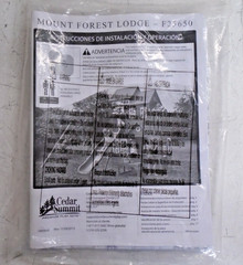 Cedar Summit Playground Play Set Parts & Accessories For F25650 Mt Forest Lodge