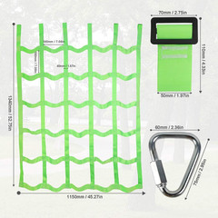 Climbing Net for Kids Outdoor,Climbing Cargo Net Kids Playground,Ninja Line Acce