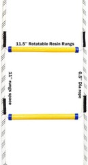 5.9 ft Nylon Climbing Rope Ladder for Kids or Adult Playground Hanging Ladder