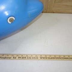 Vintage Step 2 Baby Toddler Blue Dolphin Outdoor Swing Made In USA