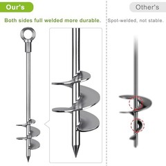 Earth Anchors 30 Inch Heavy Duty Set 6