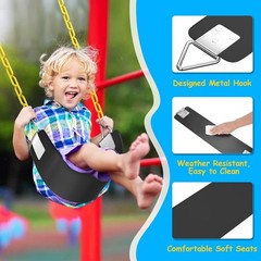 Swing Seat, 30.4 x 6 x 0.27 Inch Yard Swing for Boys and Girls & Adults with …