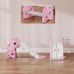 Child Slide with Integrated Sports Game 41.7×20.3×20.5 inch Size
