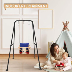 Kids Swing Stand – A-Frame Metal Frame for Indoor/Outdoor Toddler Swings