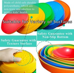 Lightweight and Stackable Kids’ Stepping Stones – 10 PCs for Play & Learning