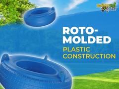 SWING SET STUFF DELUXE ROTOMOLDED TIRE BLUE playground outdoor accessories 0089