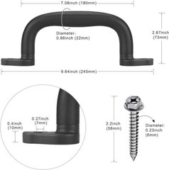 4 Sets Safety Playground Handles,Swing Set Kids Safety Hand Grips for Playset