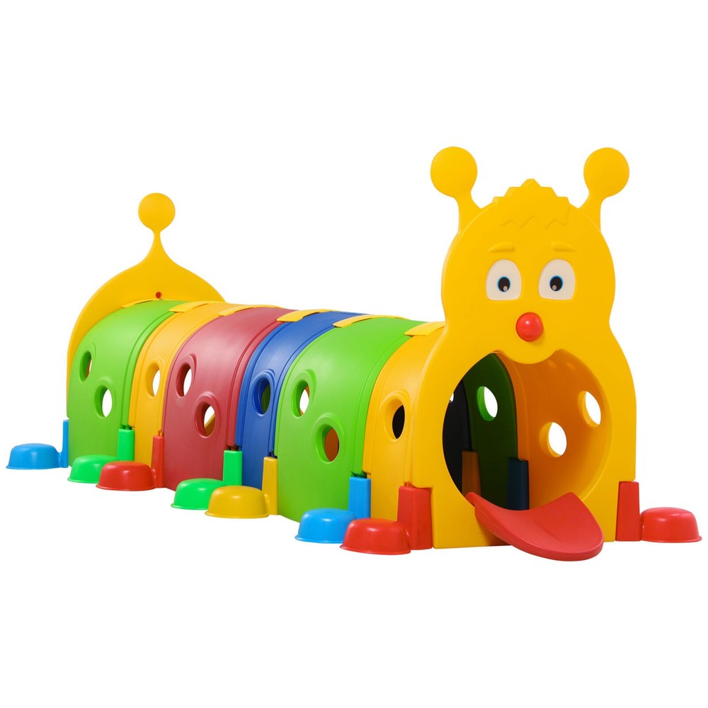 Caterpillar Tunnel for Kids 3-6 Years Outdoor Indoor Climb Crawl Play Equipment