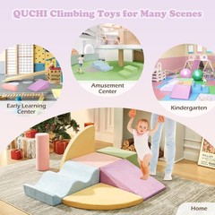 Climbing Toys for Toddlers, Climbing Toys Indoor, 7-Piece Soft Foam Climbing …