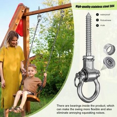 Swing Hangers 1500 LBS Load Capacity 304 Stainless Steel – for Yoga Hammock
