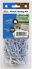 8 Feet Double Loop Porch Swing Kit – Safe and Durable Installation Hardware