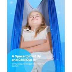 Uimoso Sensory Swing with Double-Layer Fabric, Supports Up to 300 lbs