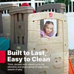 Step2 Woodland Climber II Kids Playset, Ages 2 –6 Years Old, Toddler Slide and C