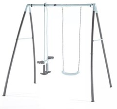 Plum Play Premium Metal Single Swing And Glider With Mist