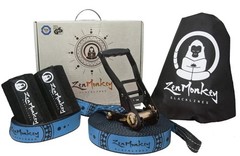 ZenMonkey Slackline Kit with Tree Guards, Fabric Carrying Bag and Instructio…